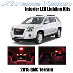 XtremeVision Interior LED for GMC Terrain 2015+ (10 Pieces) Red Interior LED Kit