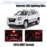 XtremeVision Interior LED for GMC Terrain 2015+ (10 Pieces) Red Interior LED Kit