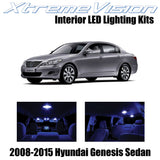 XtremeVision Interior LED for Hyundai Genisis Sedan 2008-2015 (10 Pieces) Blue I