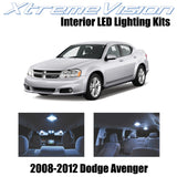 XtremeVision Interior LED for Dodge Avenger 2008-2012 (10 Pieces) Cool White Int