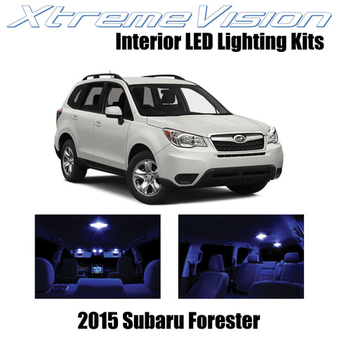XtremeVision Interior LED for Subaru Forester 2015+ (8 Pieces) Blue Interior LED