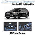 XtremeVision Interior LED for Ford Escape 2015+ (3 Pieces) Cool White Interior L
