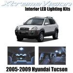 XtremeVision Interior LED for Hyundai Tuscon 2005-2009 (6 Pieces) Cool White Int