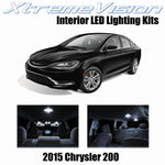 XtremeVision Interior LED for Chrysler 200 2015+ (11 Pieces) Pure White Interior