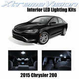 XtremeVision Interior LED for Chrysler 200 2015+ (11 Pieces) Pure White Interior