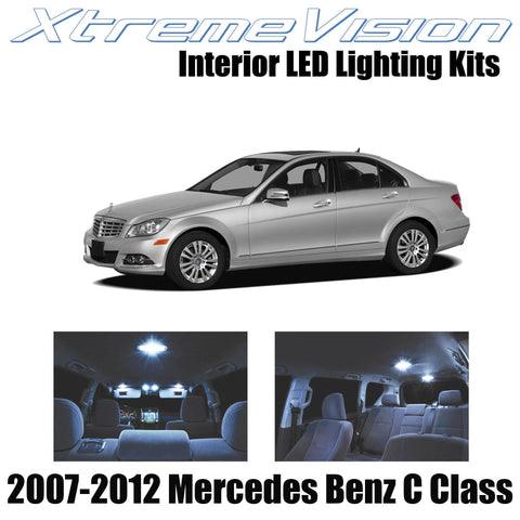 XtremeVision Interior LED for Mercedes C Class 2007-2012 (18 Pieces) Cool White