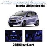 XtremeVision Interior LED for Chevy Spark 2015+ (4 Pieces) Blue Interior LED Kit