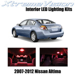 XtremeVision Interior LED for Nissan Altima Sedan 2007-2012 (10 Pieces) Red Inte