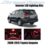 XtremeVision Interior LED for Toyota Sequoia 2008-2015 (13 Pieces) Red Interior