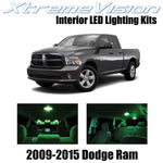 XtremeVision Interior LED for Dodge Ram 2009-2015 (6 Pieces) Green Interior LED