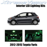 XtremeVision Interior LED for Toyota Yaris 2012-2015 (6 Pieces) Green Interior L