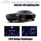 XtremeVision Interior LED for Dodge Challenger 2015+ (9 Pieces) Blue Interior LE