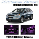 XtremeVision Interior LED for Chevy Traverse 2009-2014 (6 Pieces) Pink Interior