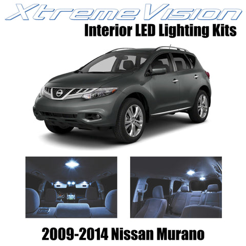 XtremeVision Interior LED for Nissan Murano 2009-2014 (10 Pieces) Cool White Int