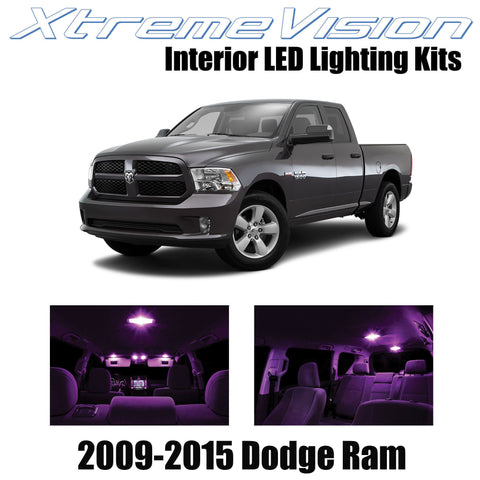 XtremeVision Interior LED for Dodge Ram 2009-2015 (6 Pieces) Pink Interior LED K