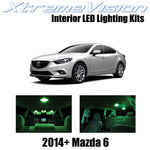 XtremeVision Interior LED for Mazda 6 2014+ (12 Pieces) Green Interior LED Kit