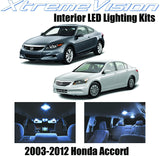 Xtremevision Interior LED for Honda Accord 2003-2012 (12 Pieces) Cool White Interior LED Kit + Installation Tool