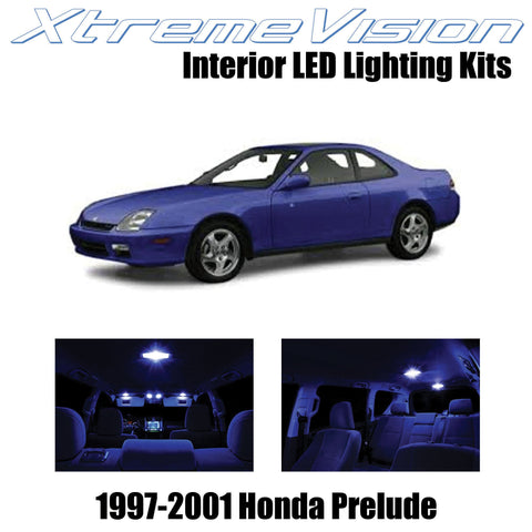 XtremeVision Interior LED for Honda Prelude 1997-2001 (5 Pieces) Blue Interior L