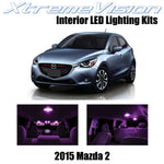 XtremeVision Interior LED for Mazda 2 2015+ (5 Pieces) Pink Interior LED Kit  +