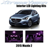 XtremeVision Interior LED for Mazda 2 2015+ (5 Pieces) Pink Interior LED Kit  +