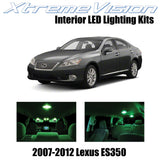 XtremeVision Interior LED for Lexus ES350 2007-2012 (7 Pieces) Green Interior LE