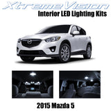 XtremeVision Interior LED for Mazda 5 2015+ (6 Pieces) Pure White Interior LED K