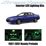 XtremeVision Interior LED for Honda Prelude 1997-2001 (5 Pieces) Green Interior