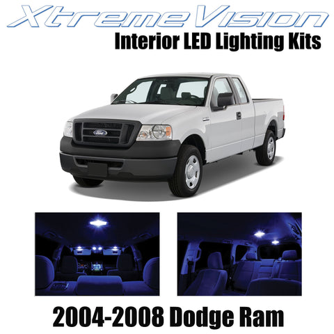 XtremeVision Interior LED for Ford F-150 2004-2008 (5 Pieces) Blue Interior LED