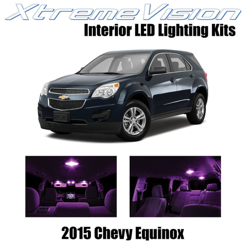 XtremeVision Interior LED for Chevy Equinox 2015 (11 Pieces) Pink Interior LED K