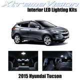 XtremeVision Interior LED for Hyundai Tucson 2015+ (8 Pieces) Pure White Interio
