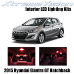 XtremeVision Interior LED for Hyundai Elantra GT Hatchback 2015+ (9 Pieces) Red