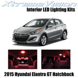 XtremeVision Interior LED for Hyundai Elantra GT Hatchback 2015+ (9 Pieces) Red