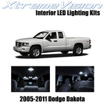 XtremeVision Interior LED for Dodge Dakota 2005-2011 (8 Pieces) Pure White Inter