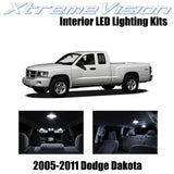 XtremeVision Interior LED for Dodge Dakota 2005-2011 (8 Pieces) Pure White Inter