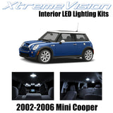 XtremeVision Interior LED for Mini Cooper 2002-2006 (7 Pieces) Pure White Interi