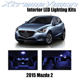 XtremeVision Interior LED for Mazda 2 2015+ (5 Pieces) Blue Interior LED Kit  +