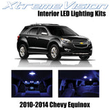 XtremeVision Interior LED for Chevy Equinox 2010-2014 (11 Pieces) Blue Interior
