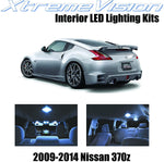 Xtremevision Interior LED for Nissan 370Z 2009-2014 (5 Pieces) Cool White Interior LED Kit + Installation Tool