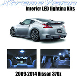 Xtremevision Interior LED for Nissan 370Z 2009-2014 (5 Pieces) Cool White Interior LED Kit + Installation Tool