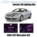 XtremeVision Interior LED for Mercedes SLK 2004-2011 (10 Pieces) Pink Interior L