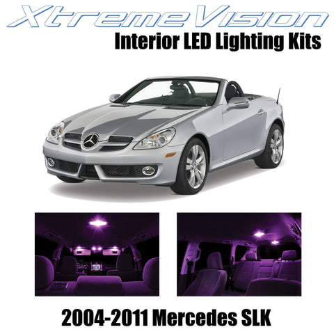 XtremeVision Interior LED for Mercedes SLK 2004-2011 (10 Pieces) Pink Interior L
