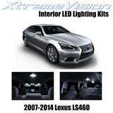 XtremeVision Interior LED for Lexus LS460 LS600h 2007-2014 (13 Pieces) Pure Whit