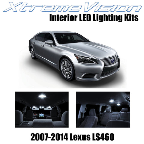 XtremeVision Interior LED for Lexus LS460 LS600h 2007-2014 (13 Pieces) Pure Whit