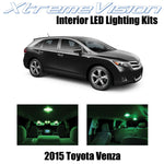 XtremeVision Interior LED for Toyota Venza 2015+ (11 Pieces) Green Interior LED