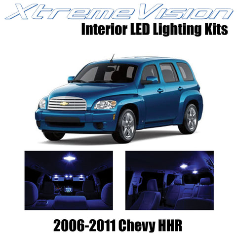 XtremeVision Interior LED for Chevy HHR 2006-2011 (11 Pieces) Blue Interior LED