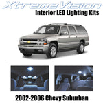 XtremeVision Interior LED for Chevy Suburban 2002-2006 (10 Pieces) Cool White In