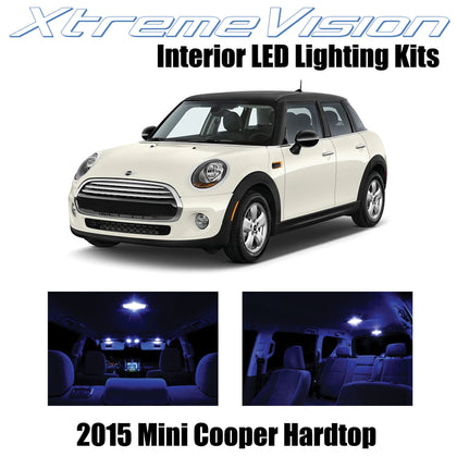XtremeVision Interior LED for Mini Cooper 2015+ Hardtop 4 Doors (7 Pieces) Blue