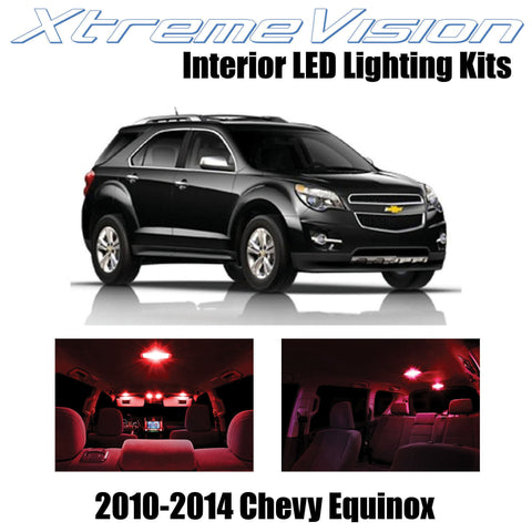 XtremeVision Interior LED for Chevy Equinox 2010-2014 (11 Pieces) Red Interior L
