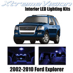 XtremeVision Interior LED for Ford Explorer 2002-2010 (10 Pieces) Blue Interior