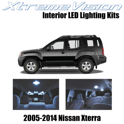 XtremeVision Interior LED for Nissan Xterra 2005-2014 (8 Pieces) Cool White Inte